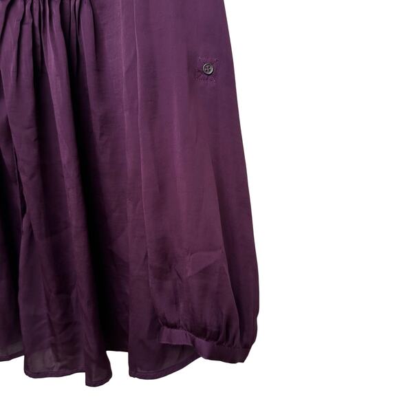 A Pea in the Pod Maternity Tunic Blouse – Size M – Plum Purple - Picture 4 of 7